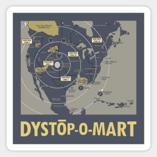 Habitable Zone Franchise Map by Dystopomart Magnet